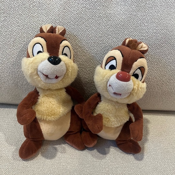 Disney Parks Chip and Dale Chipmunk Best Friends 9" Plush Animal Figure Set Of 2 - Picture 1 of 6